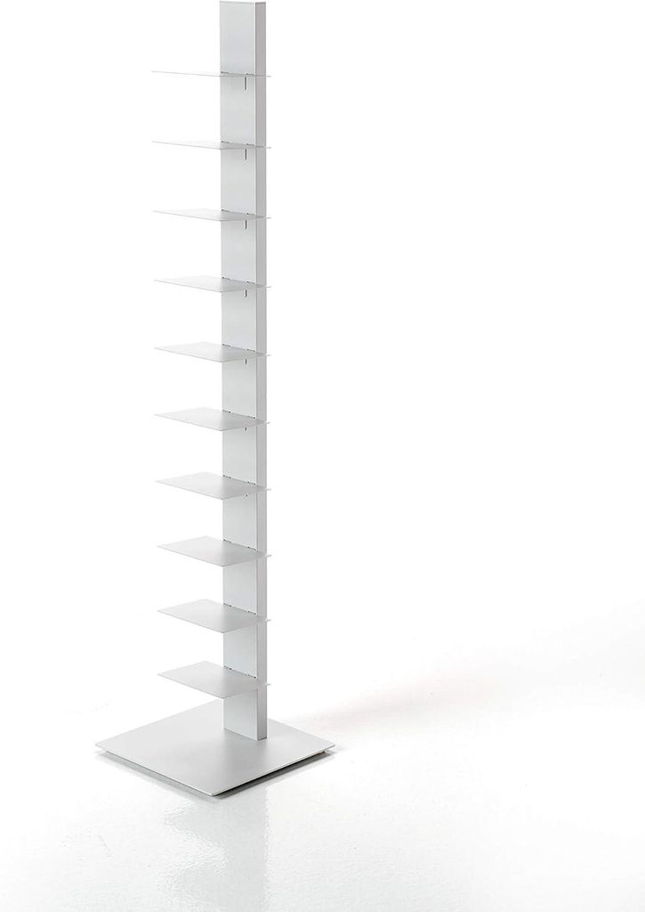 BBB Italia - Sapiens - Bücherturm freistehend 152cm WEIß – Produktbild 