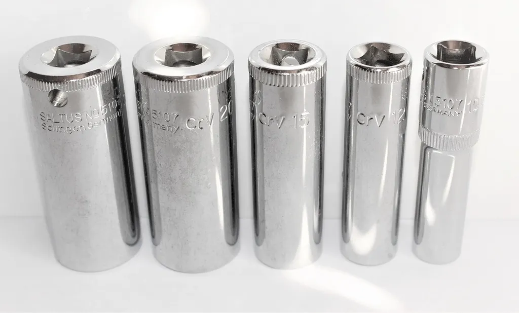 Set 5 Chiavi a Bussola SALTUS 3/8 pollici 10-21mm Professionali Lunghe