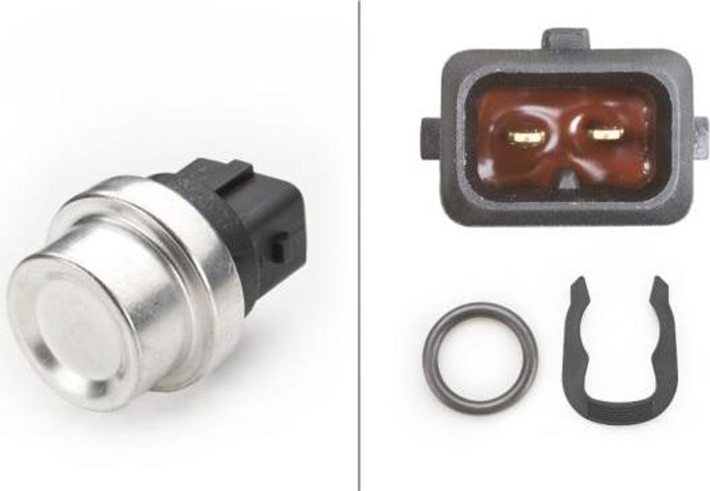 HELLA 6PT 009 107-241 Kühlmitteltemperatursensor OE 251919501A kompatibel mit Galaxy, Alhambra, Toledo, Golf III, Polo 6N, Sharan, Transporter IV,...