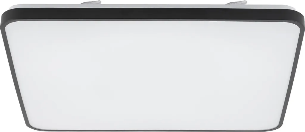 Plafonnier LED Anti-Zones d'Ombre 63,5cm Noir 64W Salle de Bain AGNES