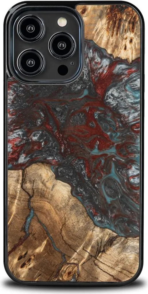 Custodia Protettiva Bewood Unique iPhone 15 Pro Max Pianeti Plutone