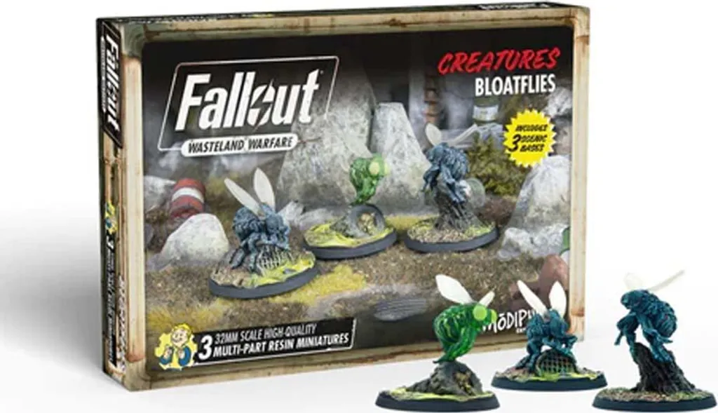 Figurines Bloatflies Fallout pour Varier vos Ennemis de Jeu de Plateau