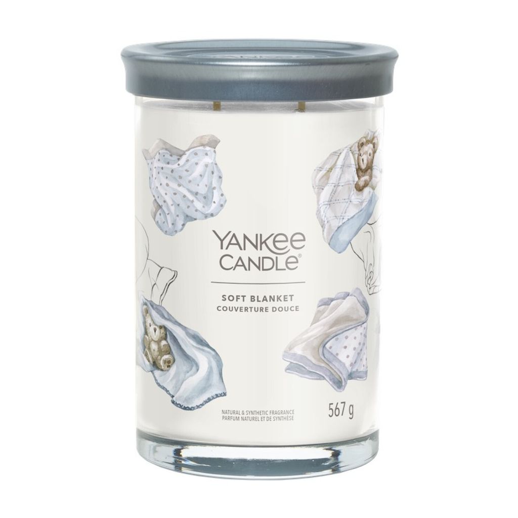 Yankee Candle 1724359E, Zylinder, Weiß, Bernstein, Zitrus, Produktbild 