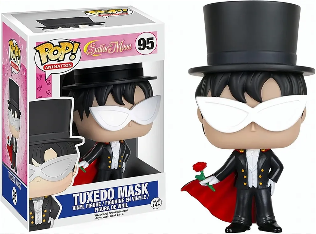 Décoration Bureau Funko Pop Sailor Moon Masque de Tuxedo Figurine 9cm