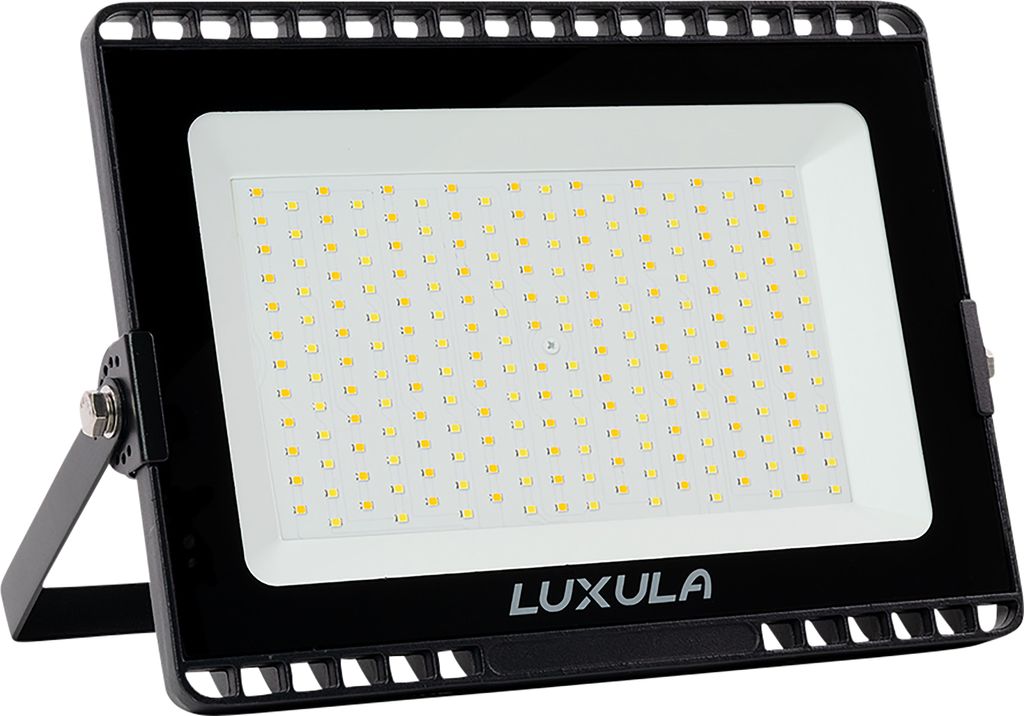 LUXULA LED-Fluter, EEK: F, 100W, 10000lm, CCT, schwarz