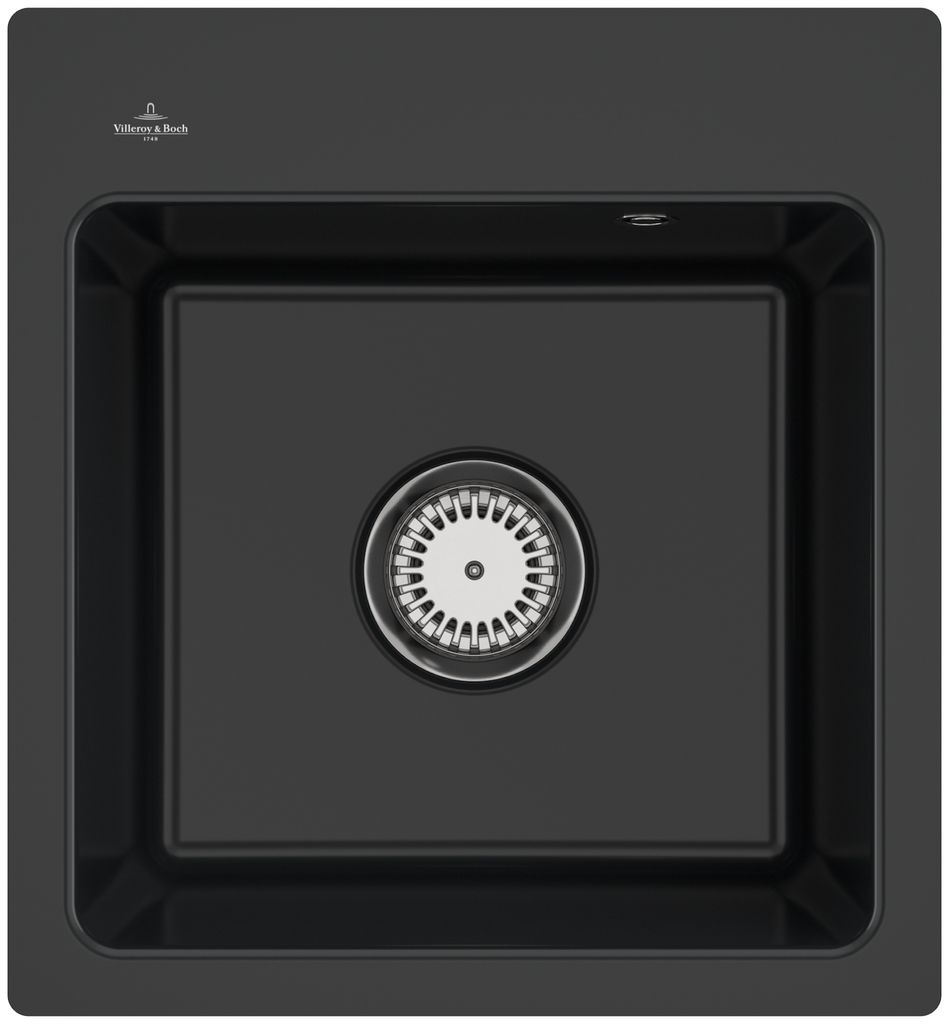 Villeroy & Boch Keramikspüle 67811FS5, Subway 45 XS flat Flächenbündige Spüle - inkl.