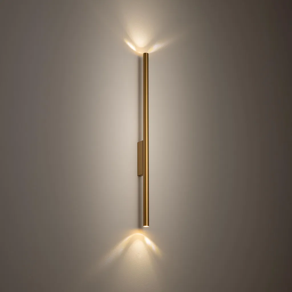 Baladeuse design Nowodvorski Laser 2 dorée G9 pour salon moderne