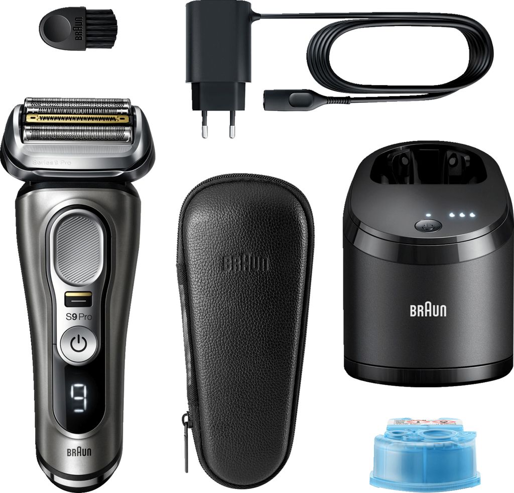 Braun Series 9 Pro 9485cc, Folienschaber, Schwarz, Silber, Produktbild 