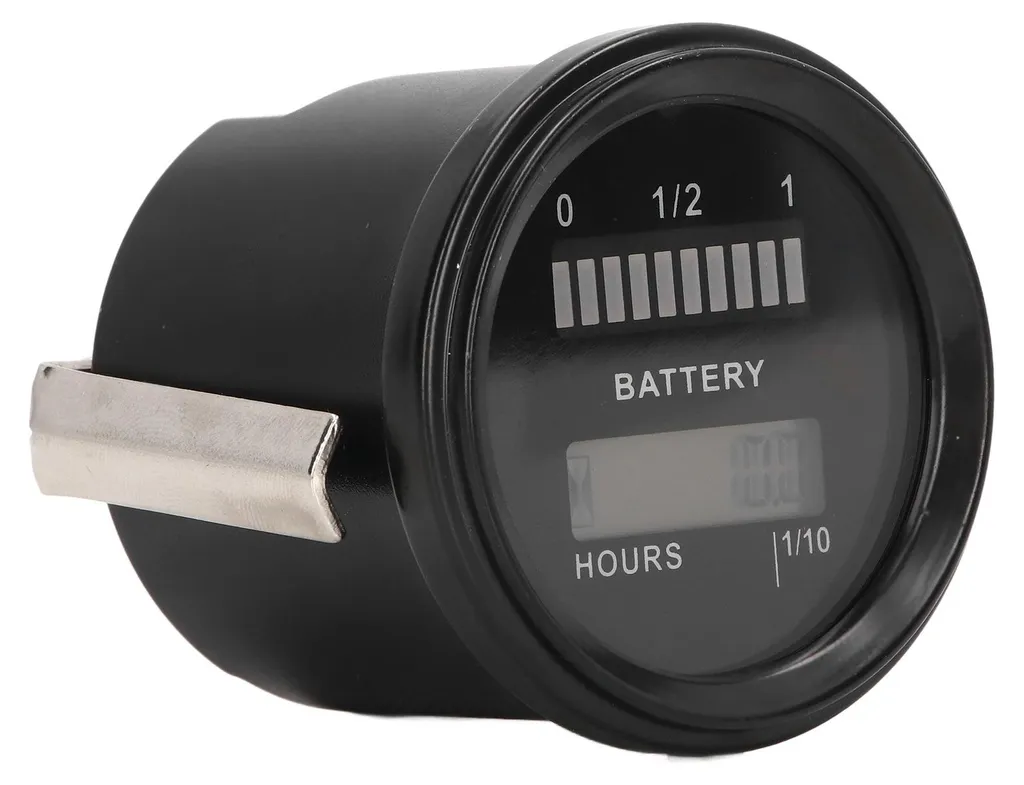 Jauge de batterie multifonctionnelle étanche IP65 pour tondeuse à gazon