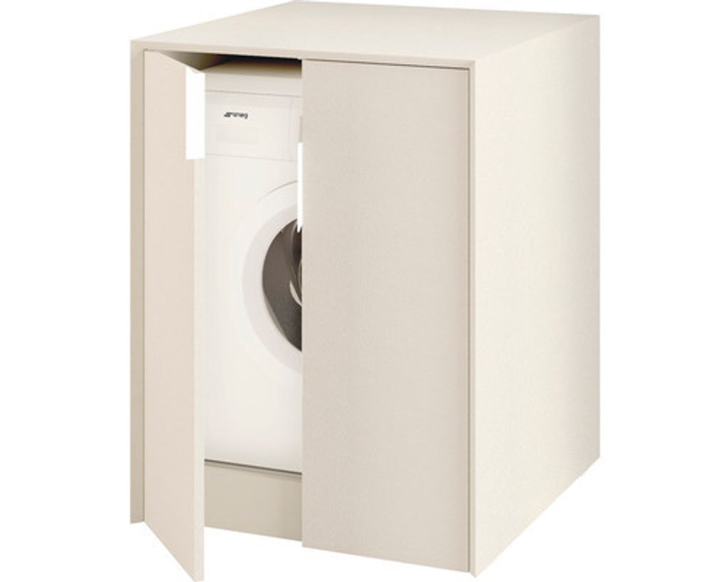 Waschmaschinenschrank Baden Haus Space 93x70 cm Gebürstet Produktbild 
