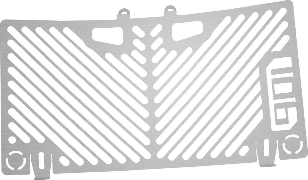 ZIEGER Kühlerabdeckung kompatibel mit Husqvarna Norden 901 Logo silber