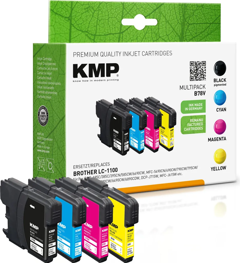 KMP B78V Multipack Compatibile Brother - Colori Vivi e Precisi