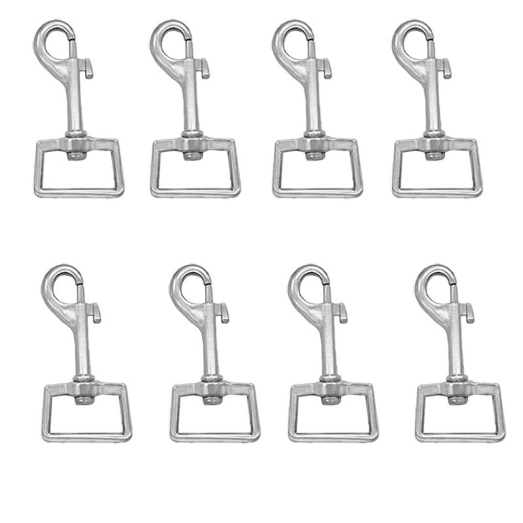 Heikoeco Karabinerhaken Edelstahl mit Drehgelenk, ideal für Hundeleinen, langlebig und korrosionsbeständig, perfektes Design für vielseitige A...