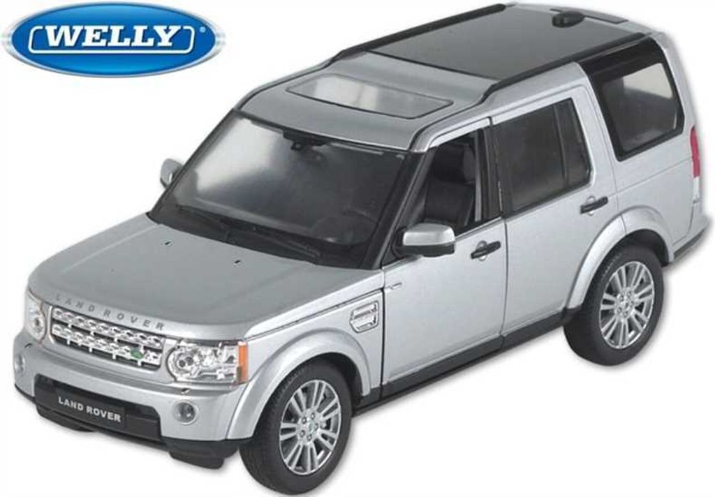 Welly 24008S Land Rover Discovery 4 2010 silber 1:24