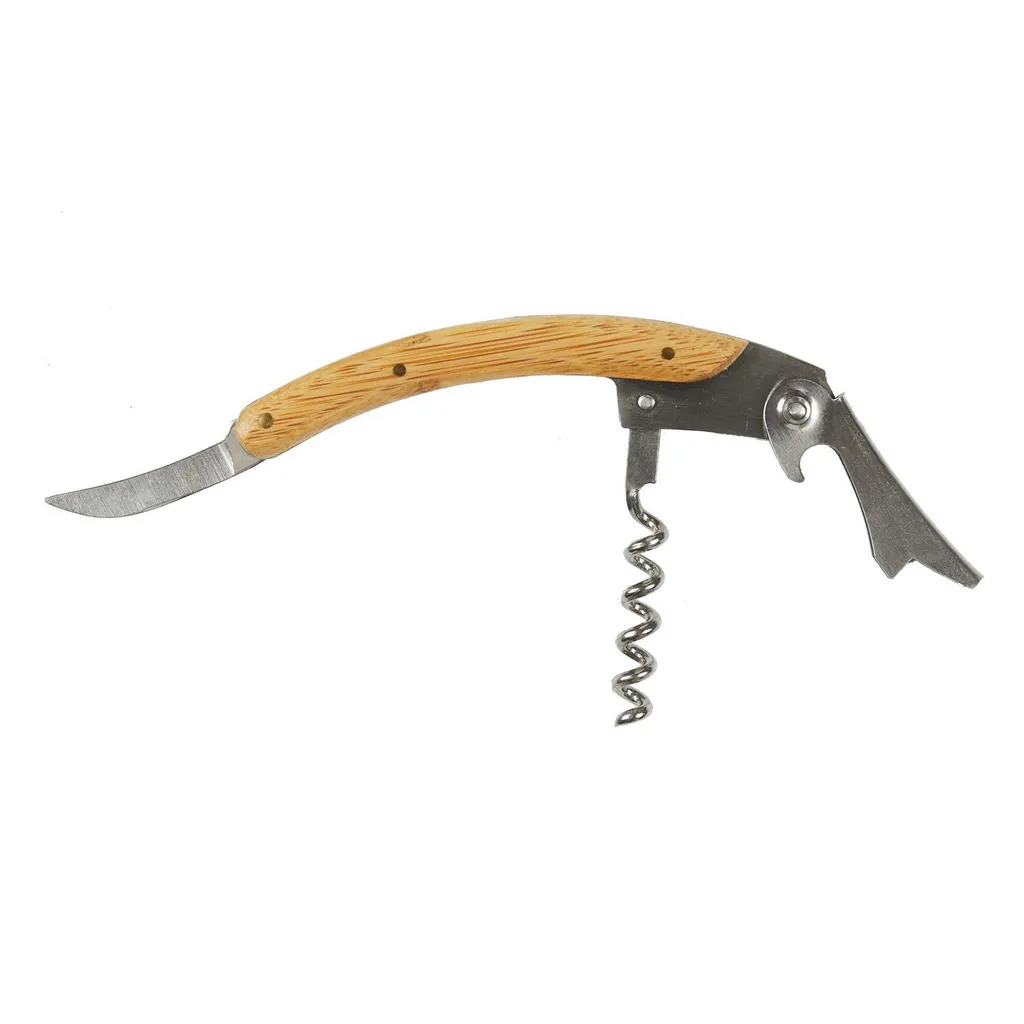 Kit Vino Professionale 5 Accessori in Cassetta Legno Naturale - 12