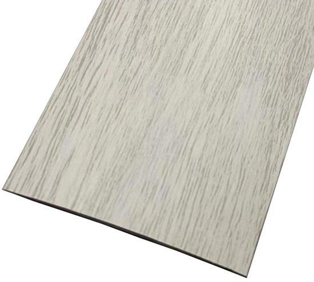Weißer Holz-Überzug, flache Lamellentegel, PVC-Übergangsprofil, selbstklebendes Vinyl-Klebeband für Bodenanschlüsse, Verbindungsstreifen für ...