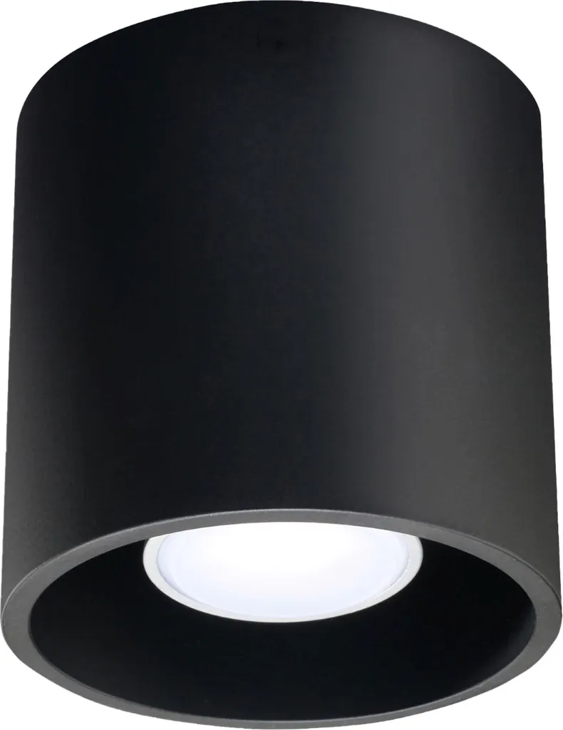 Plafoniera AMERO 1 GU10 Alluminio Nero - Faretti Soffitto Moderni