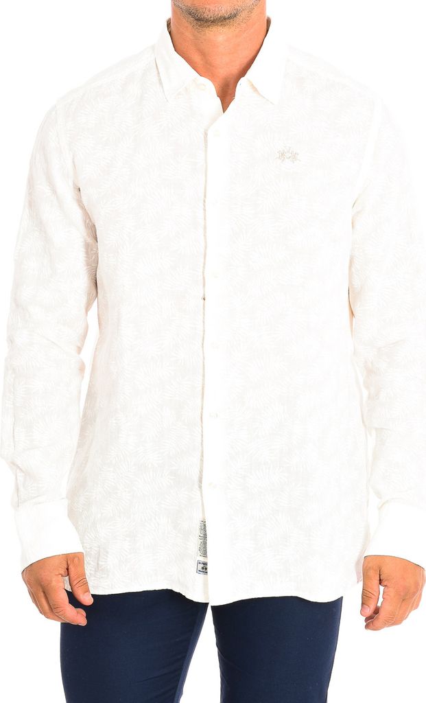 La Martina Herren-Langarmshirt TMC015-TL321