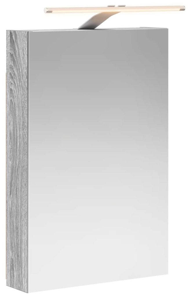 Badezimmerspiegelschrank Graues Sonoma 40 x 10,5 x 60,5 cm