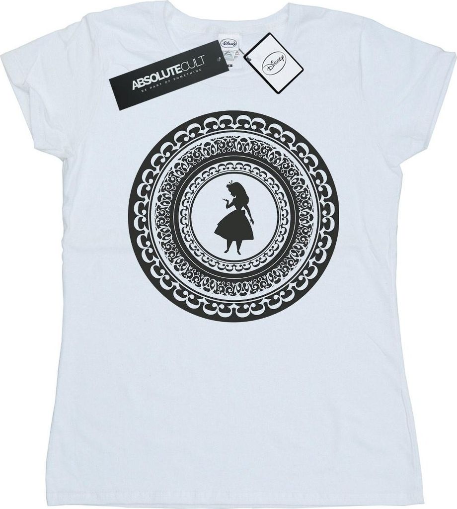 Disney - "Alice in Wonderland" T-Shirt für Damen BI6779 (M) (Weiß)
