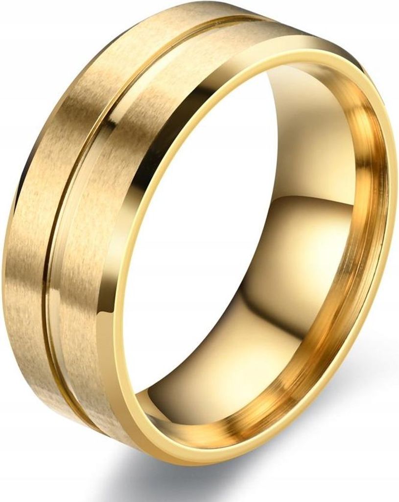 EHERING GOLD STAHL SCHMUCK 316L Größe 19 EU19 US09
