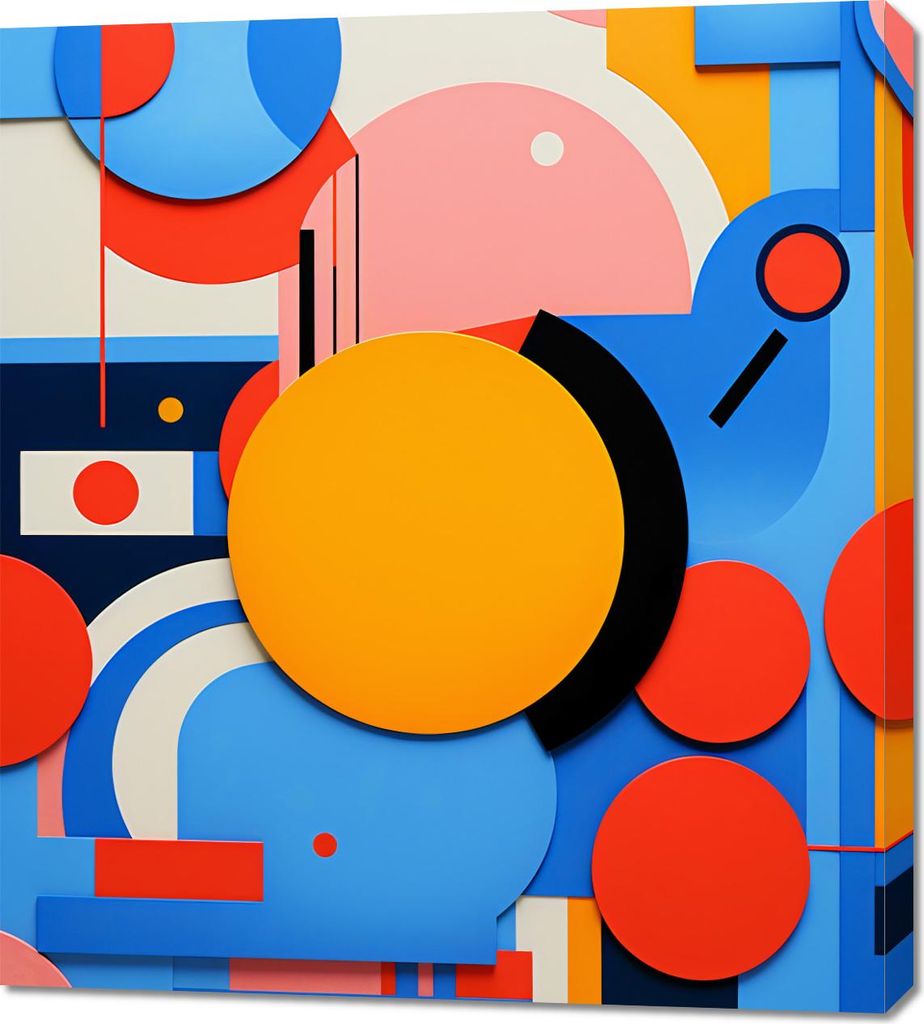 Bild 90x100cm Kaleidoskop der Emotionen