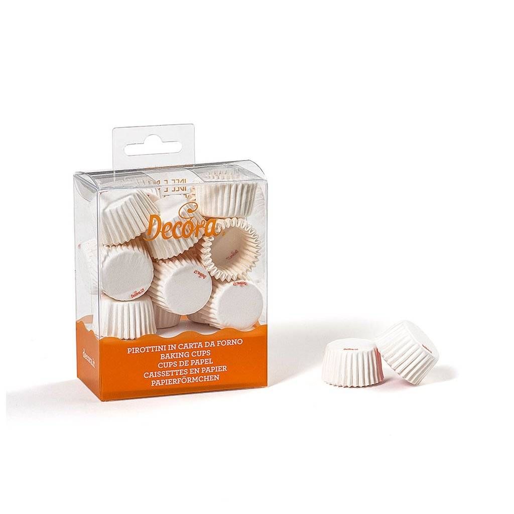 Mini-Pappbecher Weiß 27x17 mm DECORA 200 Stück Produktbild 