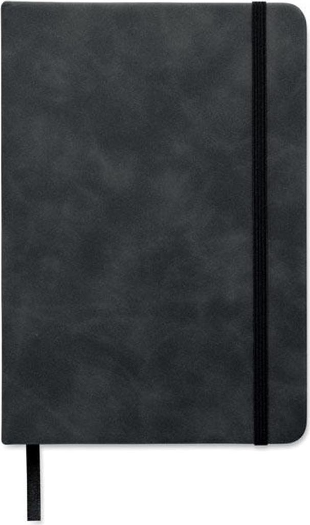 MidOcean - "Tine" "Smokey"-Notizbuch, PU, A5 MO1920 (Einheitsgröße) (Schwarz)