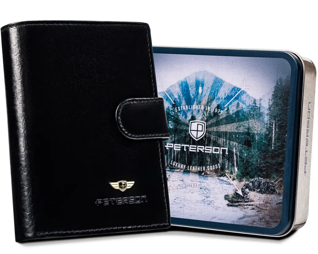 OFFERTA Portafoglio Peterson Pelle: Spazio Infinito e RFID Safe