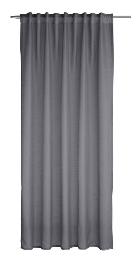 Fertigschal verdeckte Schlaufen "Livia" - Dekoschal von Albani: 245x135cm / Anthrazit1 Größe (HxB): 245x135cm Farbe: Anthrazit1