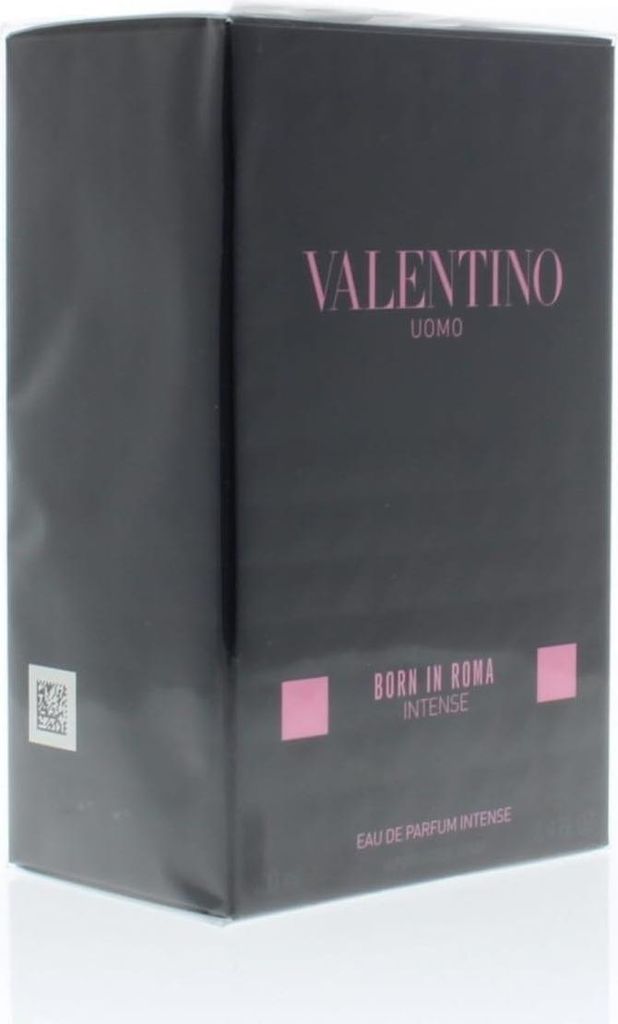 A black box of Valentino Uomo Born in Roma Intense eau de Parfum.