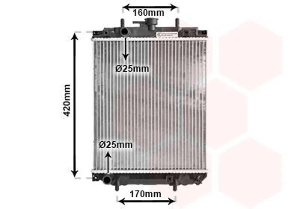 Radiateur anti-fuite moteur pour Daihatsu, résout la surchauffe 1710