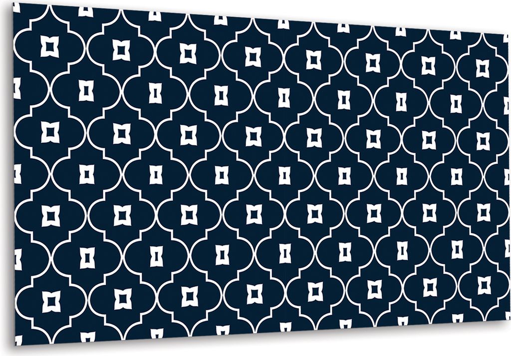 Vinyl-Fliesen – Aufkleber Sticker für Küche und Bad PVC Fliesen, Orientalisches Arabisches Muster - 100 cm x 50 cm