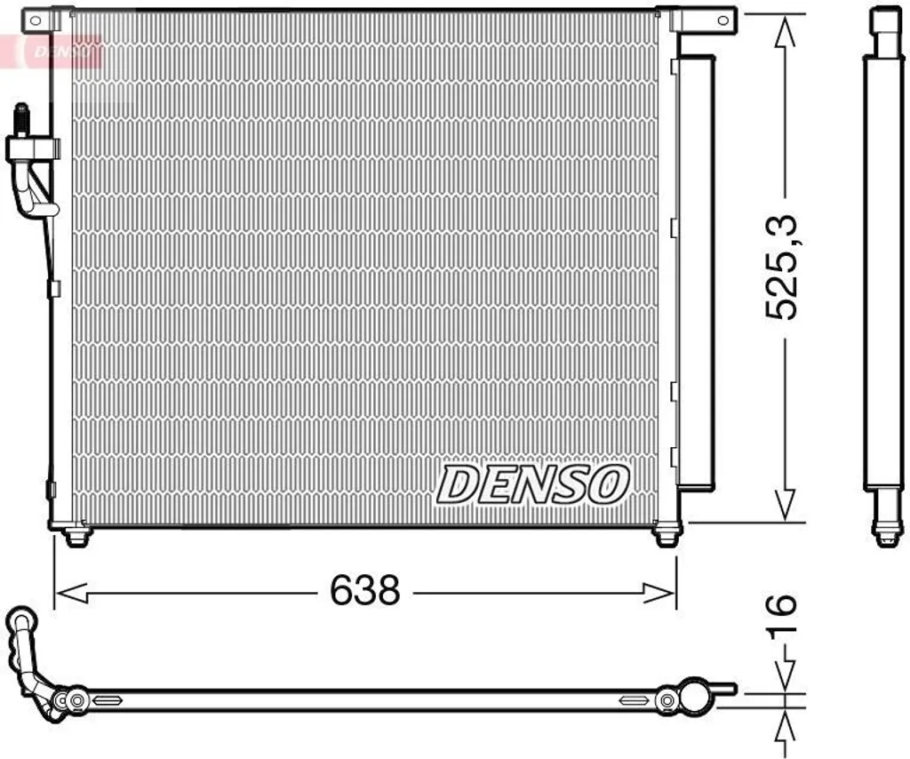 Plus de clim sur Ranger ? Condenseur DENSO DCN10049 OE 5139233 solution