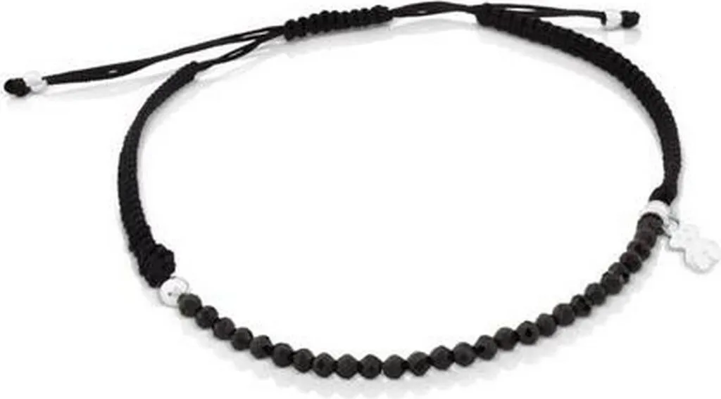 Gioielli TOUS Bracciale Donna Argento e Spinelli Neri 1000103900 Shop