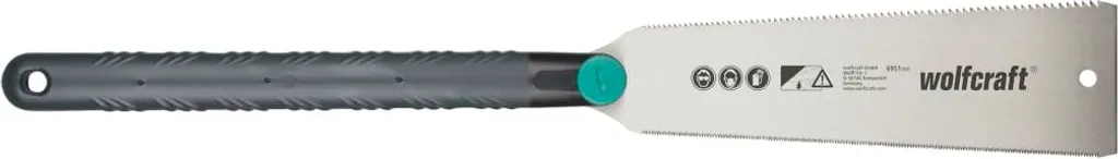 Scie japonaise pour coupes arasantes Wolfcraft 240 mm spécial finitions bois