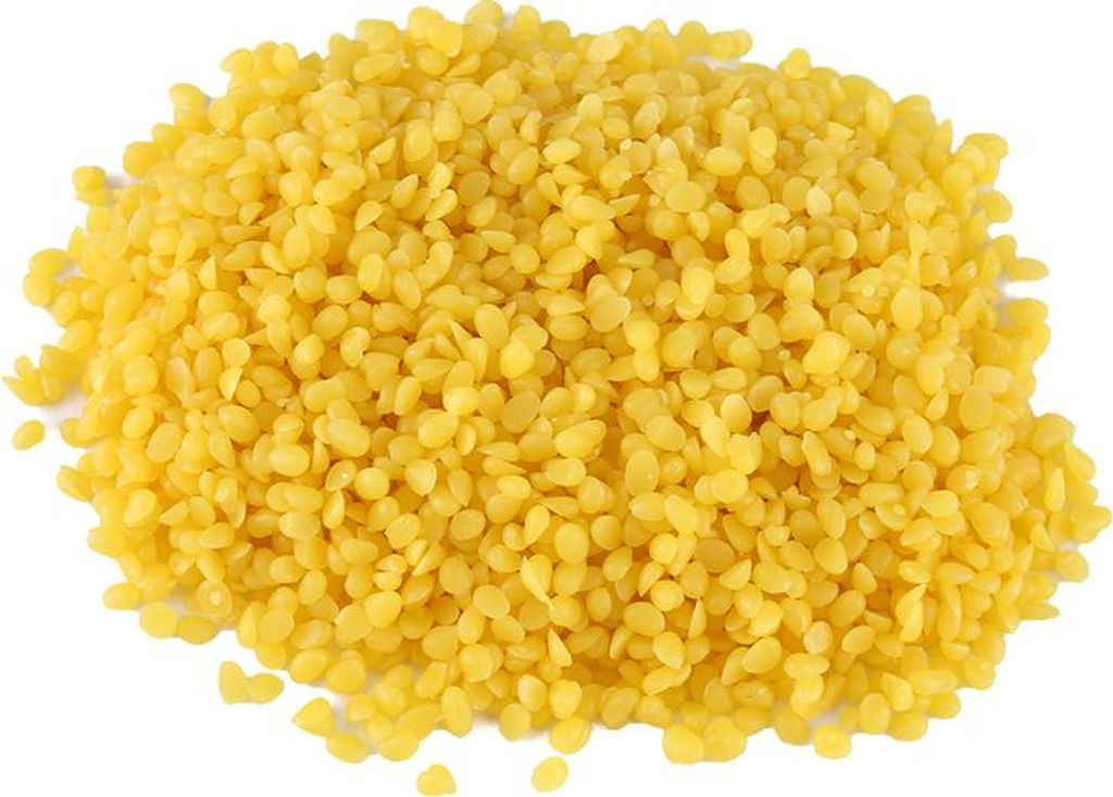 Bienenwachs, reine und natürliche goldene dreifach gefilterte gelbe Bio-Bienenwachspellets für DIY-Kerzen, Lippenbalsam und Hautpflege