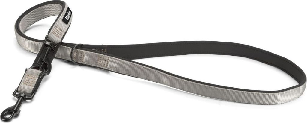 Karlie Art Sportiv Premium Führleine - Hundeleinen - Nylon - Grau - 200x2,5 cm
