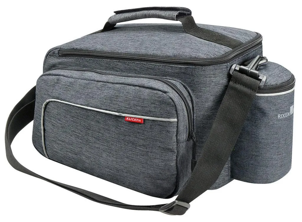 Sacoche Racktime Sport Plus KLICKfix Grise : Transport Stable et Sûr