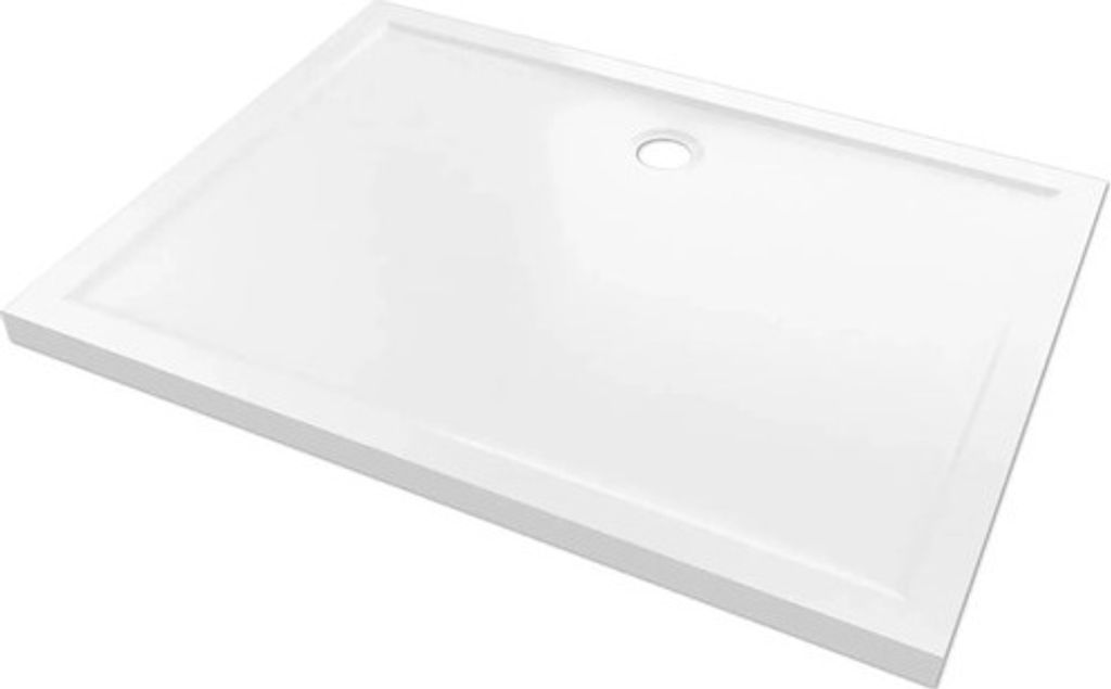 Duschwanne Aurlane Pure 120 x 90 x 4 cm weiß Antirutschbeschichtung FAC379