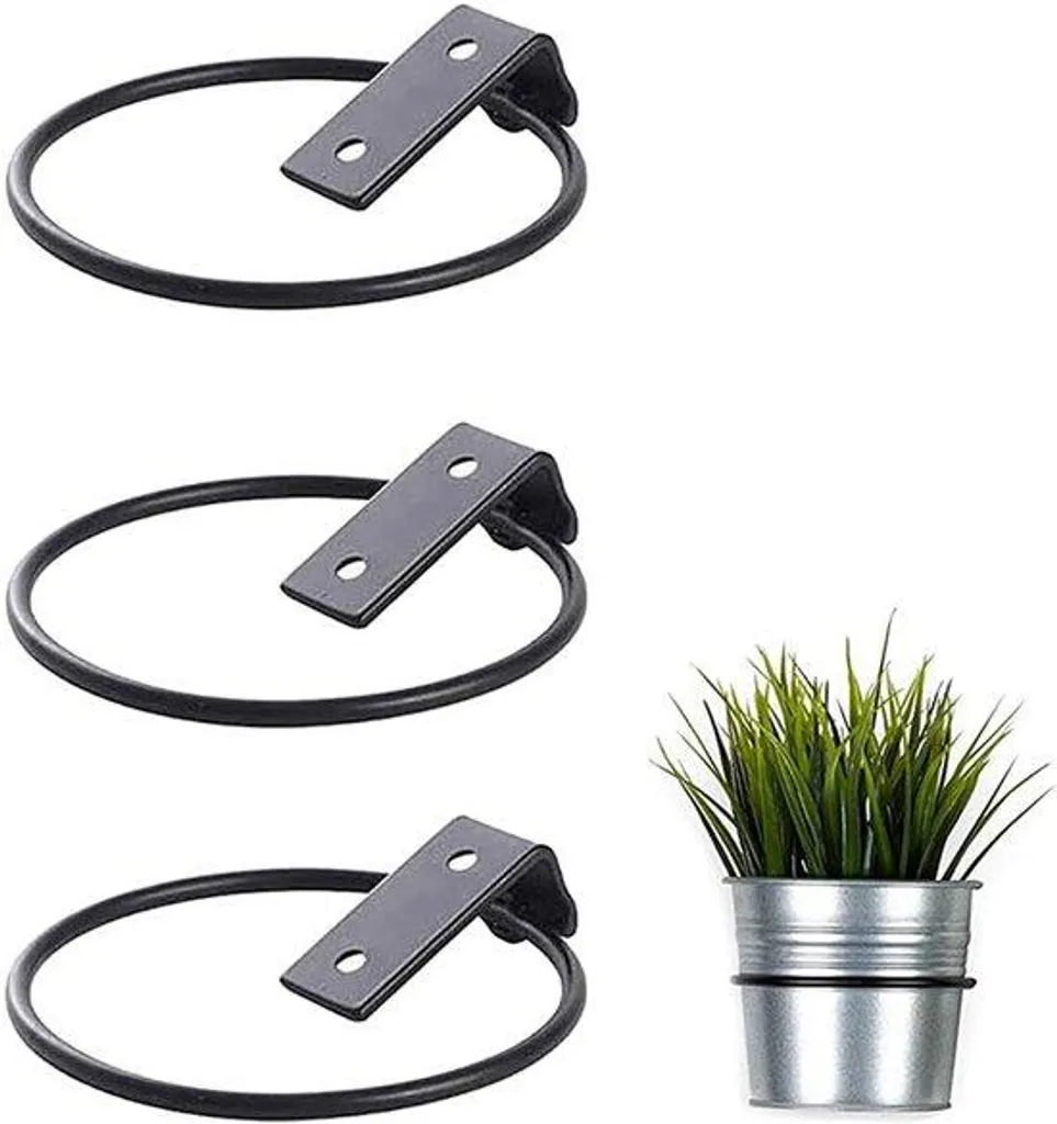 Porte-plante métallique pliable et stable pour balcon ou terrasse