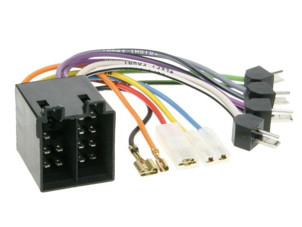 ACV 1230-01, ISO-Adapter, Mehrfarbig, Kunststoff