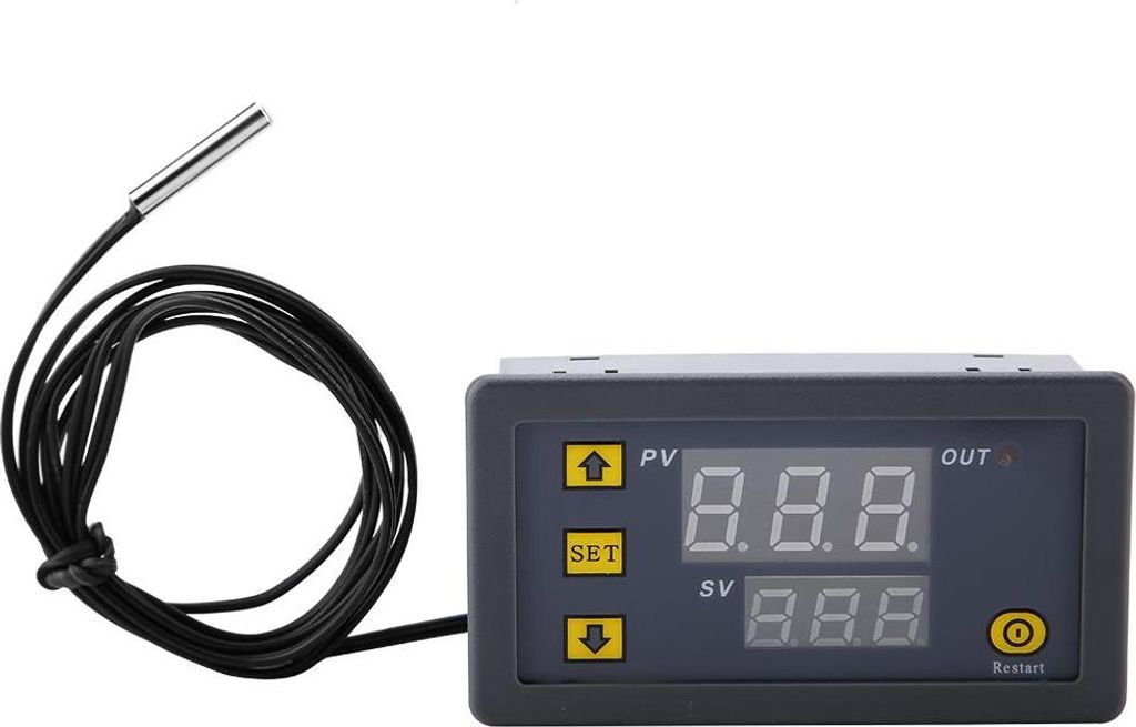 W3230 LED Digitaler Temperaturregler Thermostat Schalter Sensor Meter (DC24V)