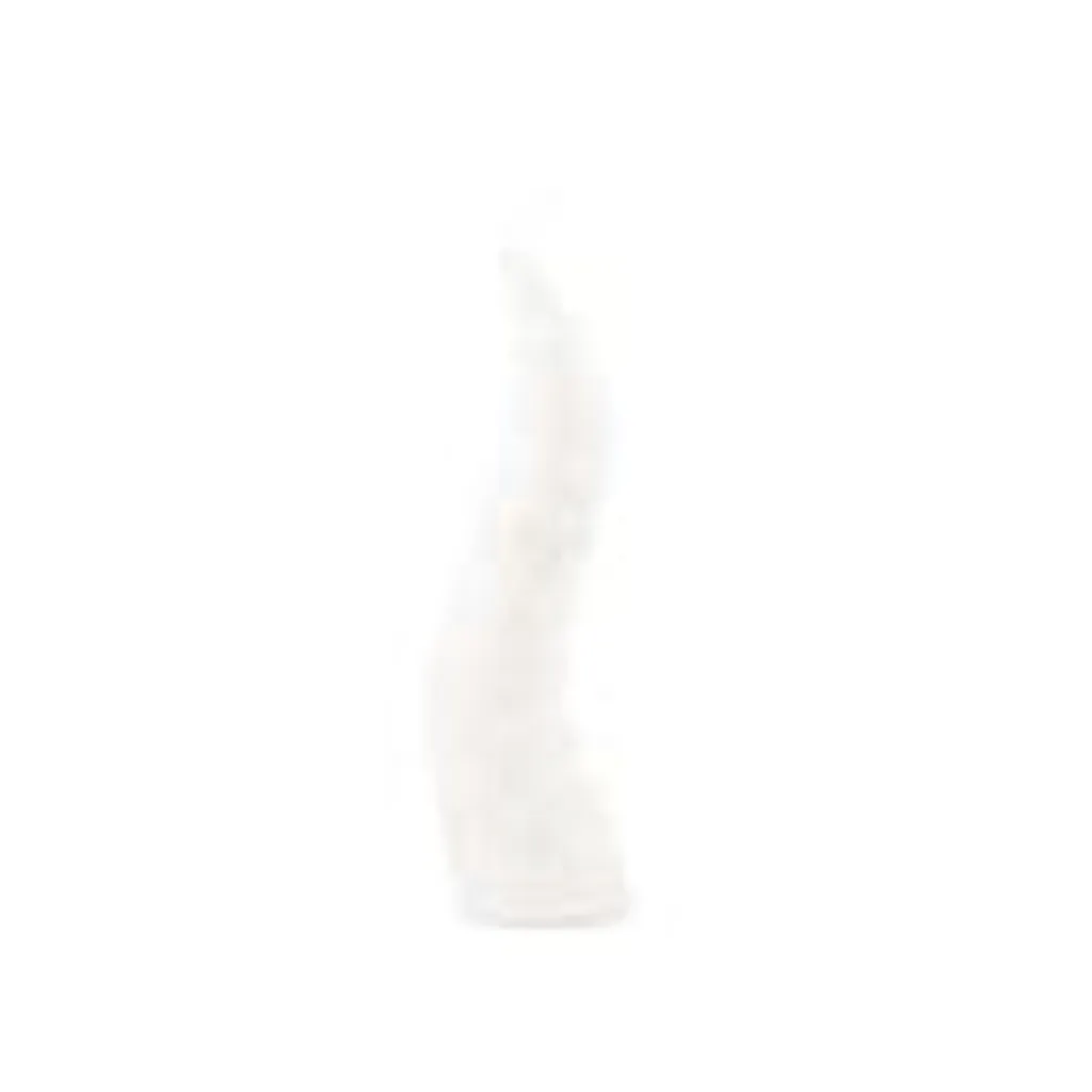 Objet de Déco Corno Simboli Blanc h.25 pour Sublimer votre Buffet Salon