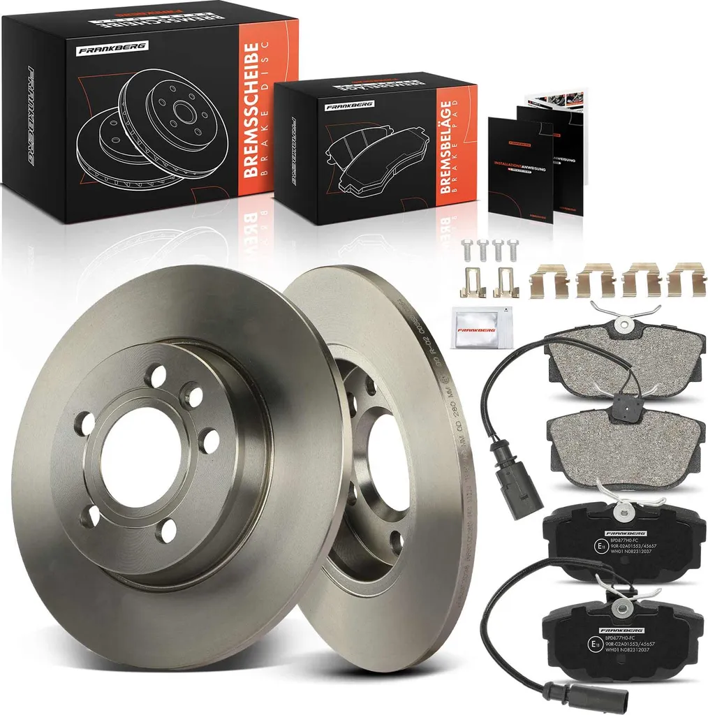 Réparez vos Freins Arrière VW Transporter IV avec ce Kit Disques-Plaquettes