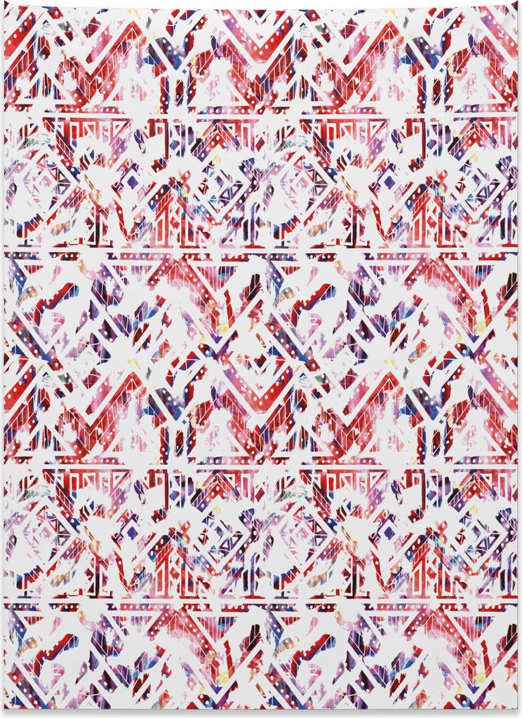 Abakuhaus Jahrgang Wandteppich, Ethnische und Stammesmotive aus Weiches Mikrofaser Stoff Kein Verblassen Klare Farben Waschbar, 110 x 150 cm, Lila ...