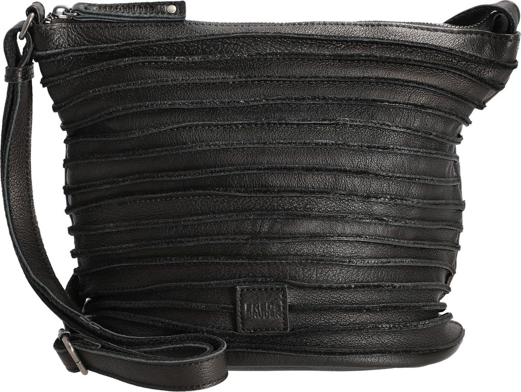 FREDsBRUDER Riffelinchen - Schultertasche 28 cm (black) Produktbild 