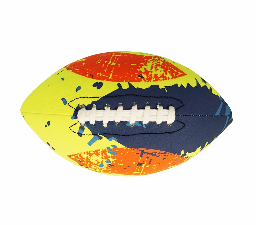 SUMMER GAMES Neopren-Football 26 Cm - Bunter Wasserball Für Strand Und Schwimmbad