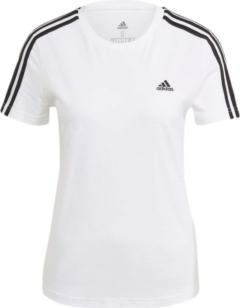 ADIDAS W 3S T-Shirt Damen weiss M Produktbild 