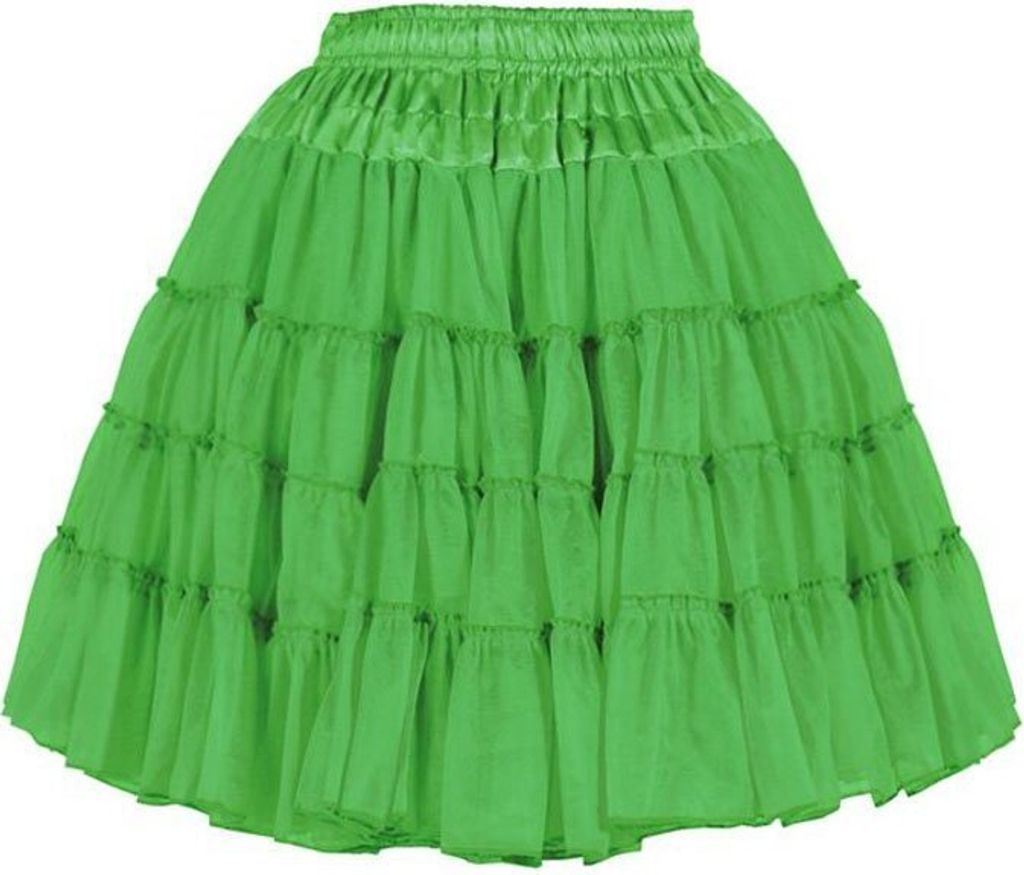Petticoat grün Tutu Rock Karneval Faschingskostüm